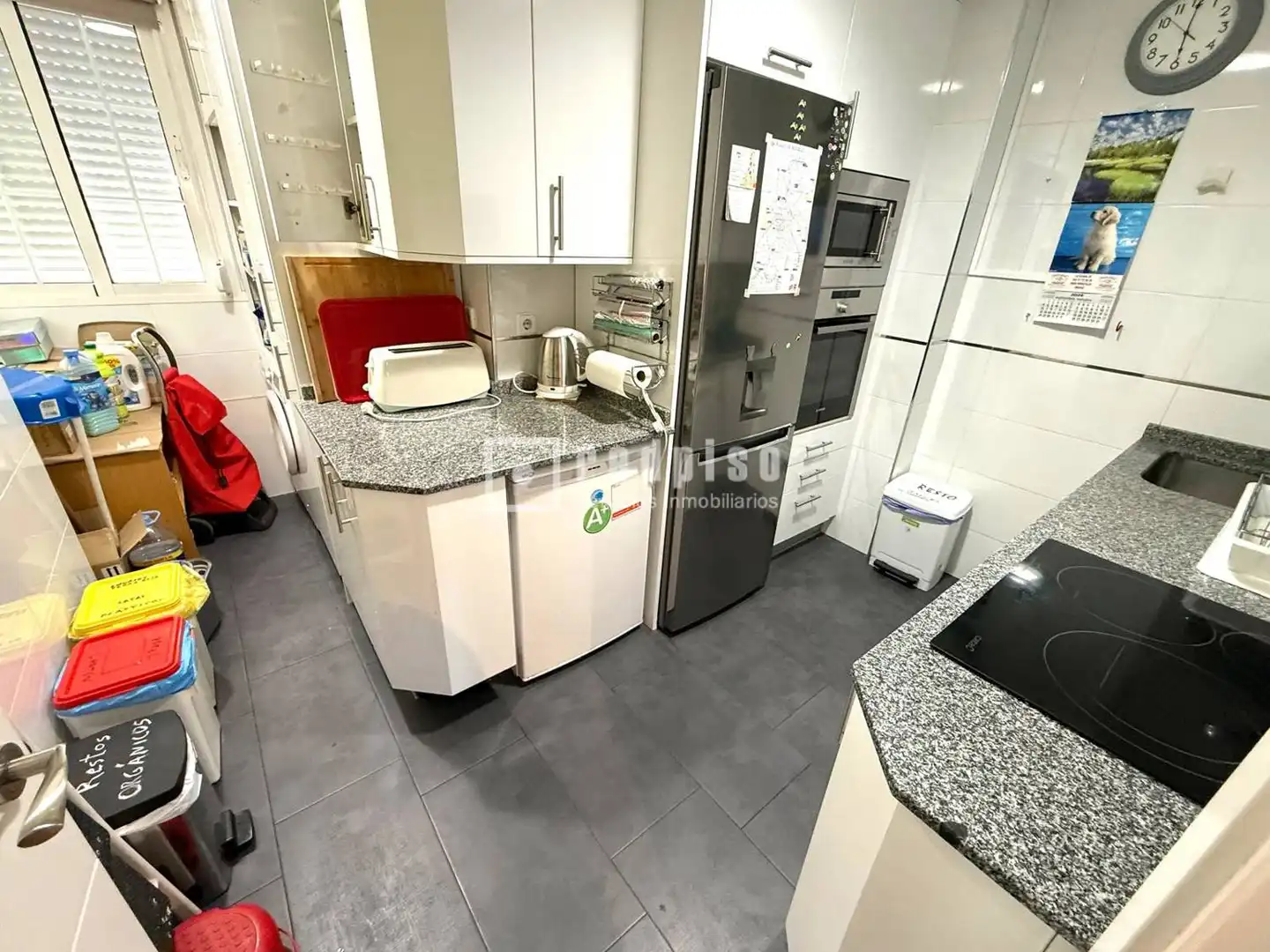 Kitchen of Flat for sale in Madrid  with Air Conditioner, Heating and Private garden