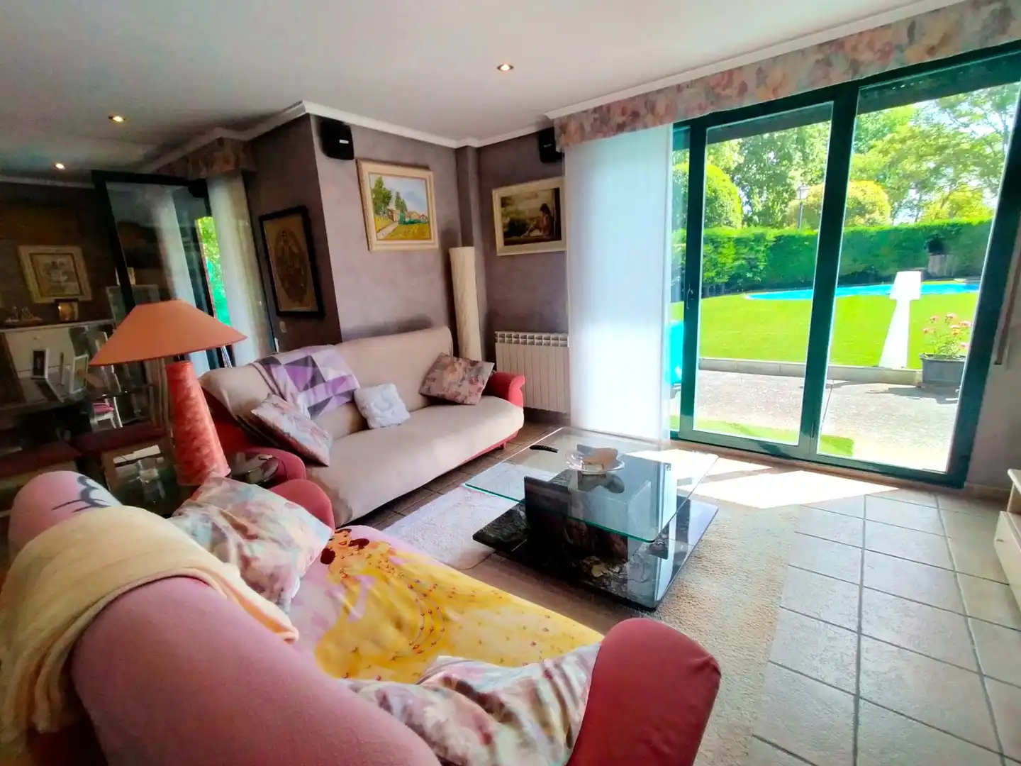 Sala de estar de Casa o chalet en venta en Ollauri con Calefacción, Jardín privado y Terraza