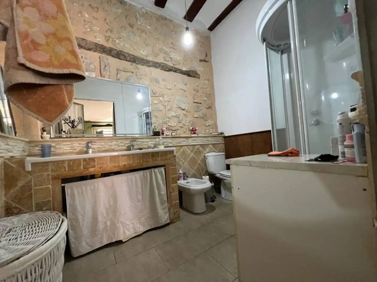 Bathroom of Houses for sale in Penàguila  with Air Conditioner, Heating and Terrace