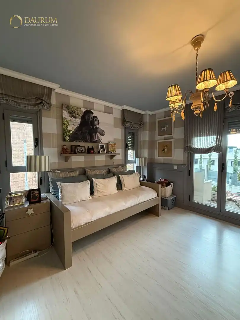 Bedroom of Detached homes for sale in Boadilla del Monte  with Air Conditioner, Heating and Terrace