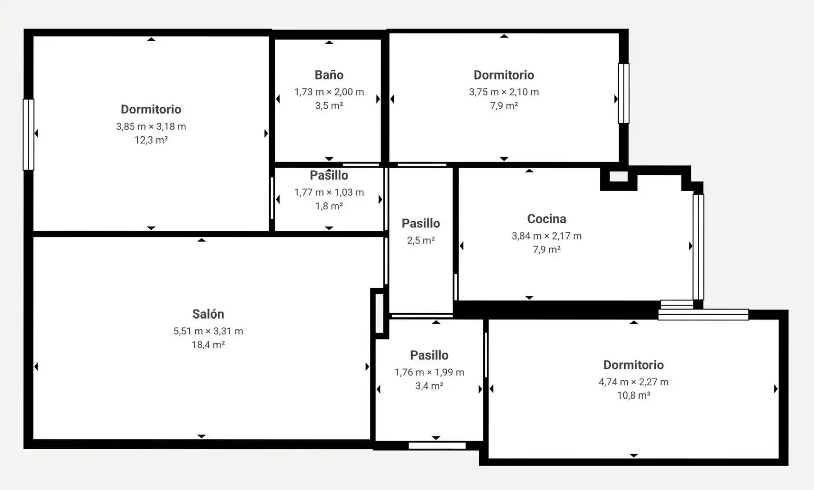 Appartement avec ascenseur à vendre à Zaidín, imagen 24