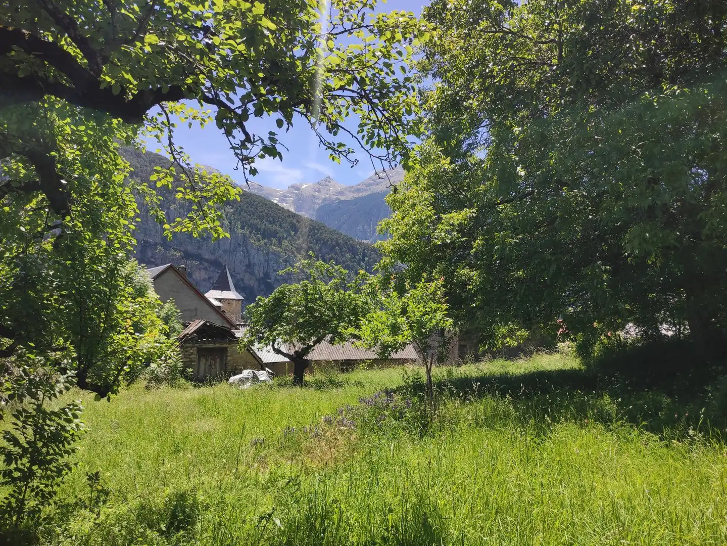 Exterior view of Houses for sale in Bielsa  with Private garden and Storage room