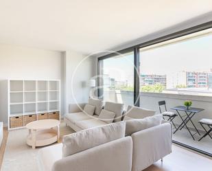 Sala d'estar de Pis de lloguer en  Barcelona Capital amb Aire condicionat, Calefacció i Terrassa