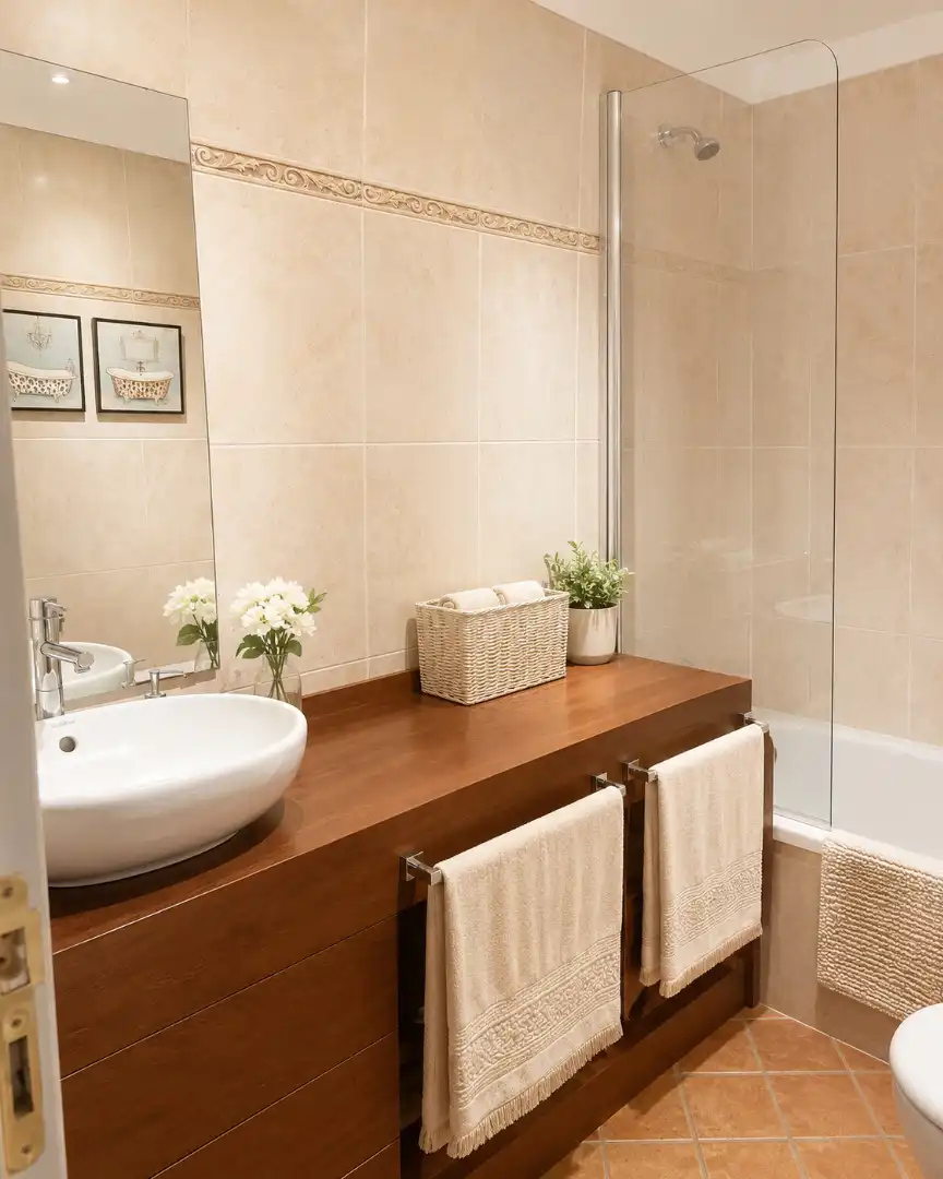 Baño de Ático de alquiler en Santa Úrsula con Amueblado, Horno y Lavadora