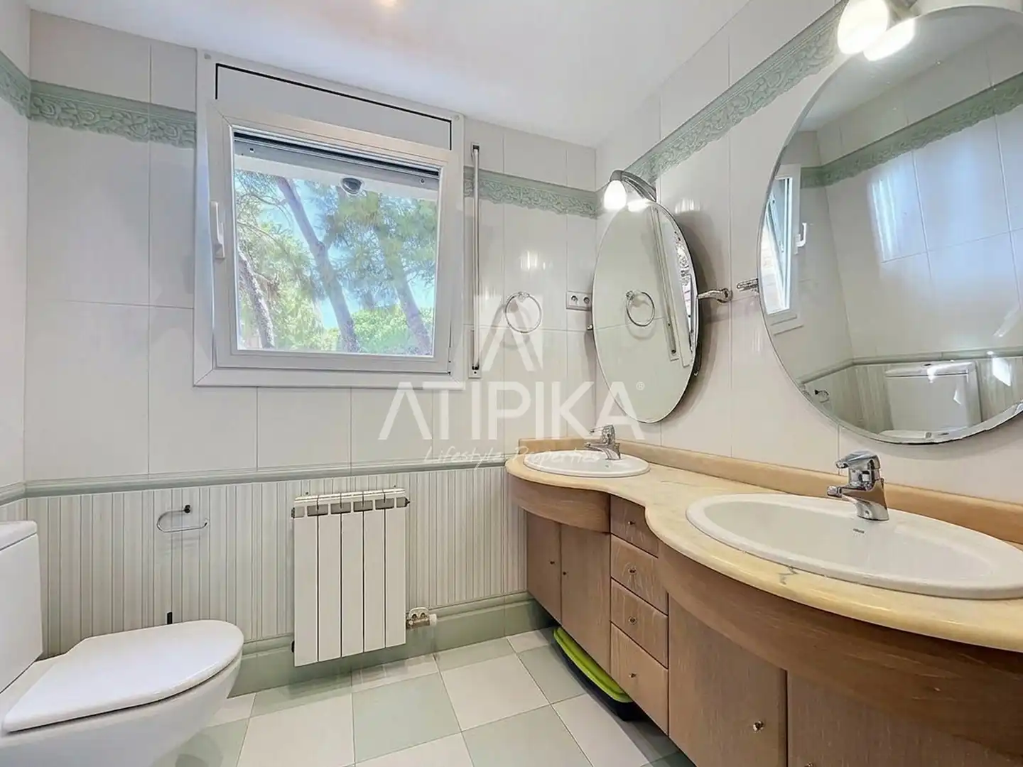 Badezimmer von Wohnung zur Miete in Castelldefels mit Klimaanlage, Heizung und Terrasse