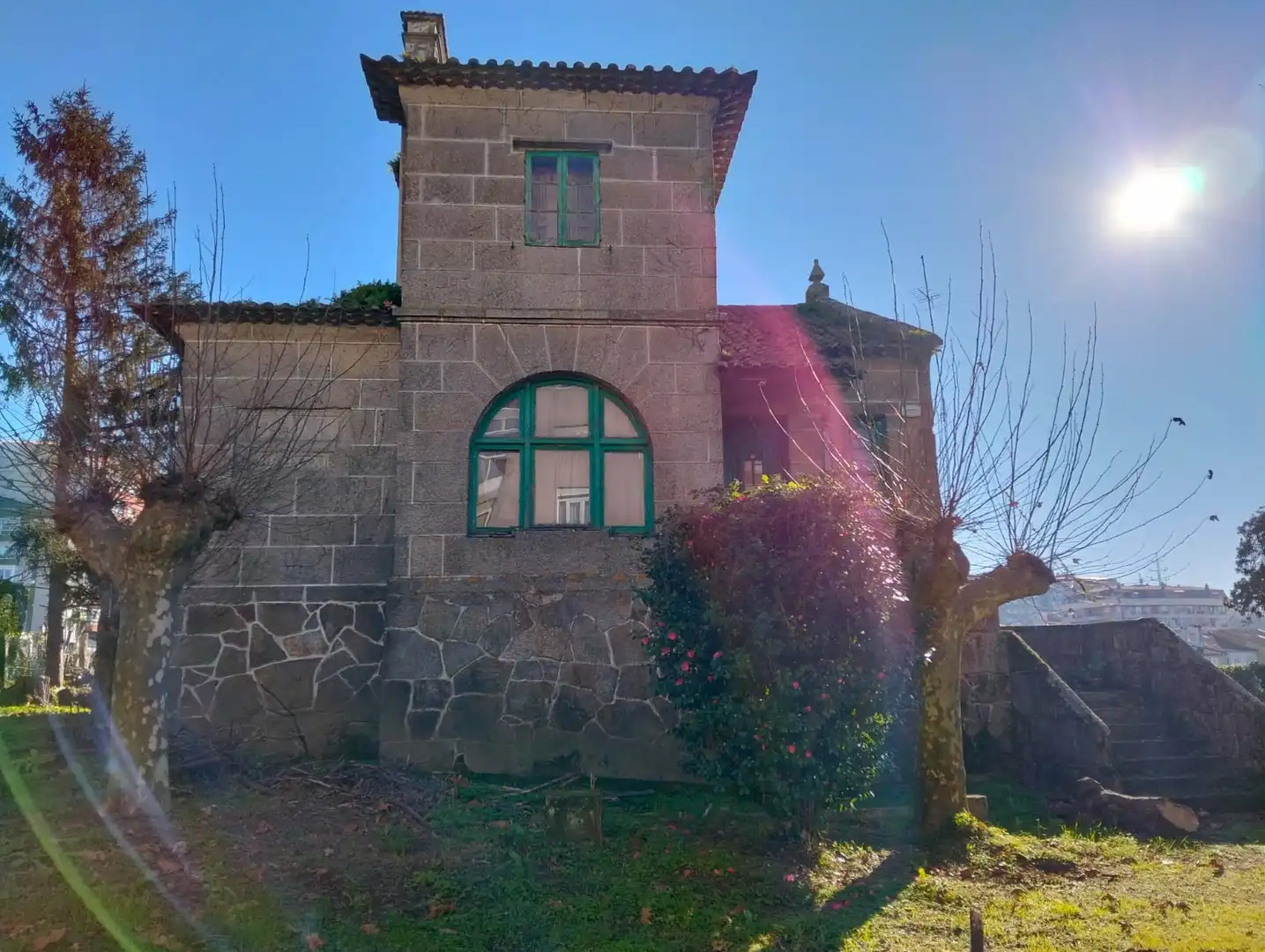 Vista exterior de Casa o chalet en venta en Vigo  con Jardín privado, Parquet y Terraza