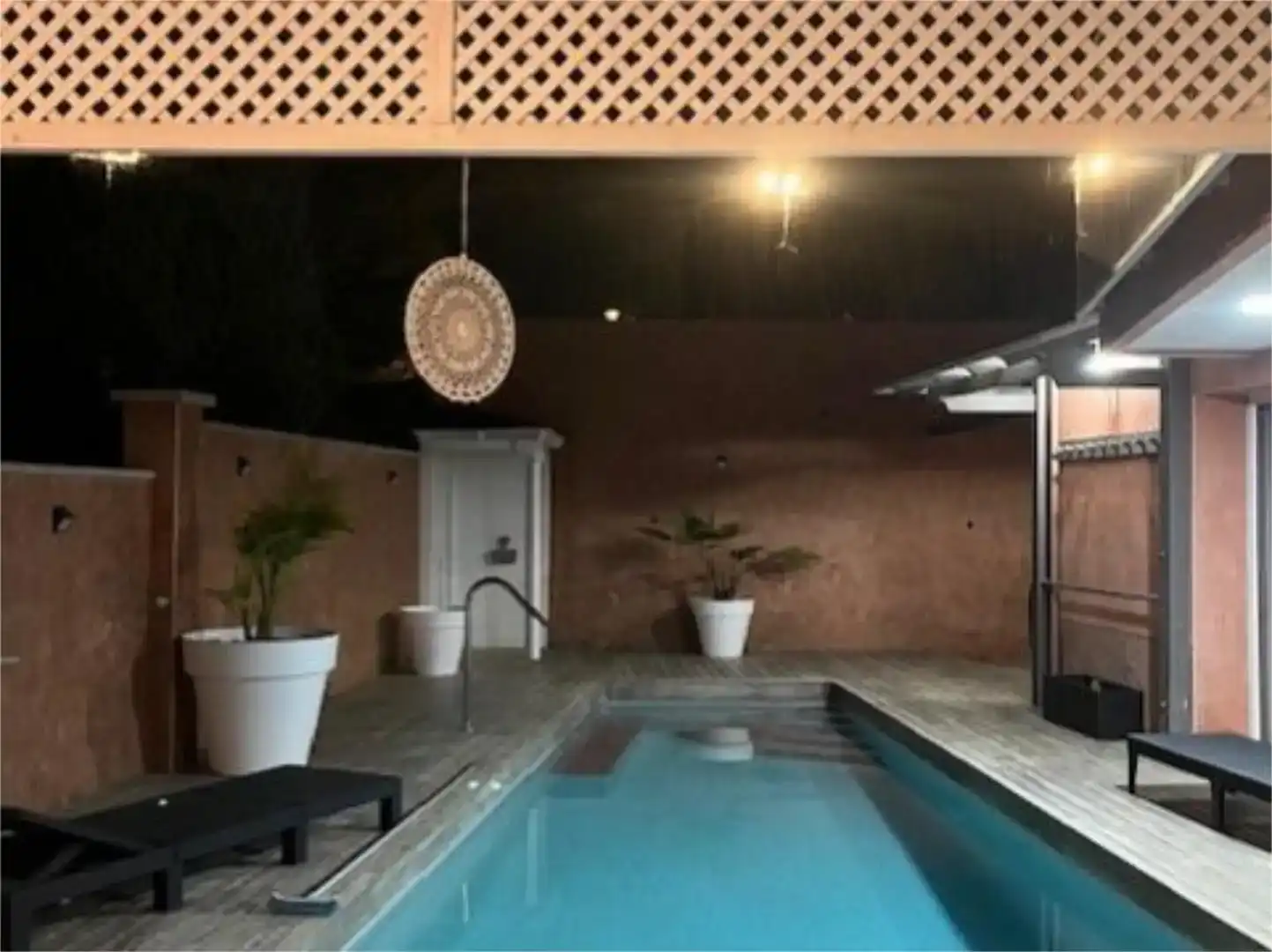 Schwimmbecken von Einfamilien-Reihenhaus zum Verkauf in Cunit mit Klimaanlage, Schwimmbad und Balkon