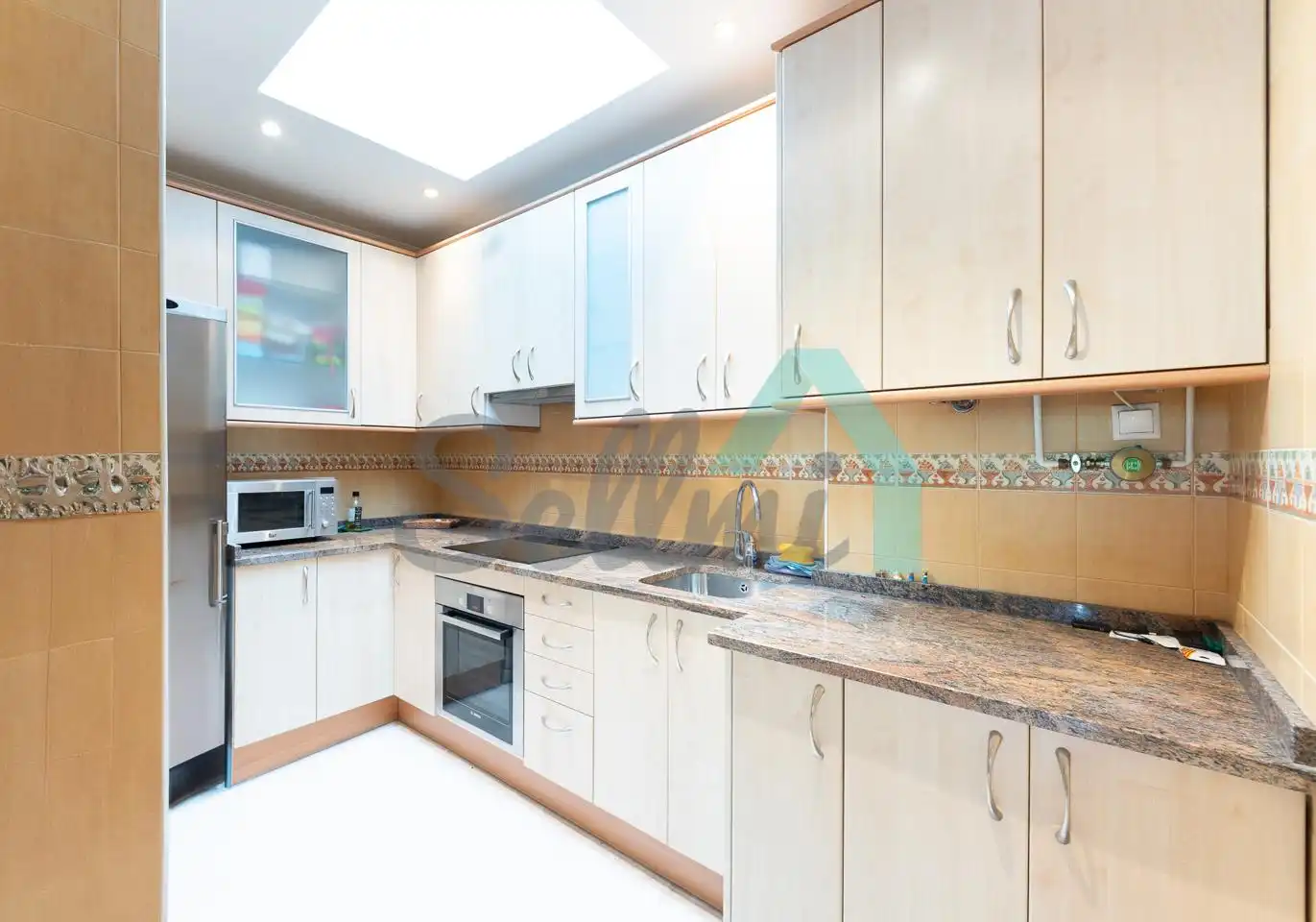 Kitchen of Flat for sale in Aller  with Heating and Storage room