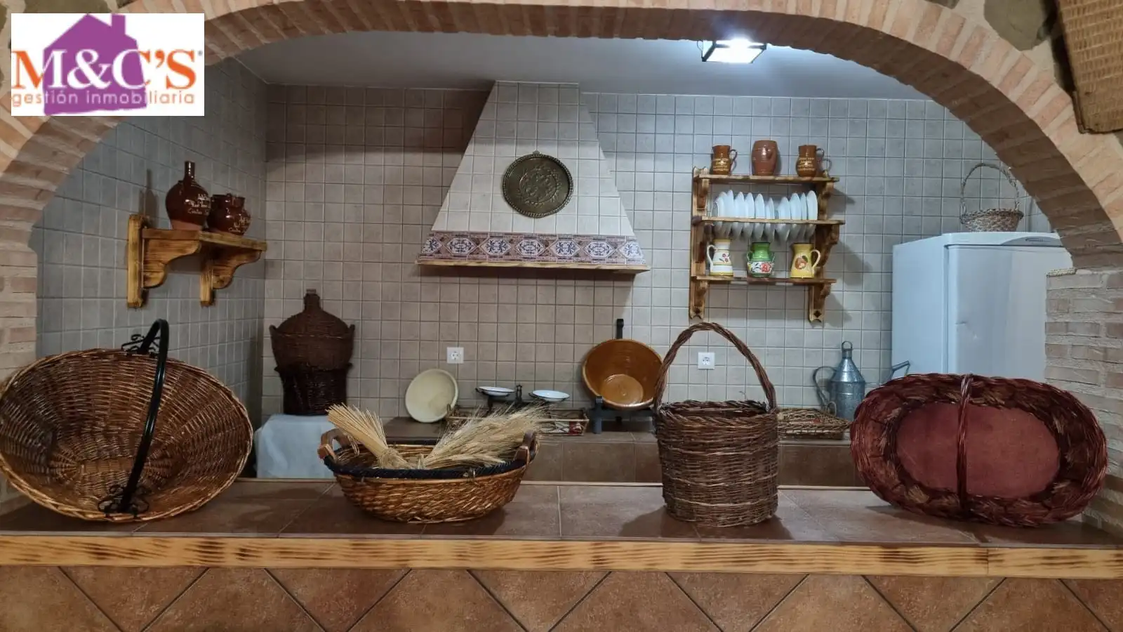 Kitchen of Houses for sale in Hinojosas de Calatrava  with Air Conditioner, Heating and Private garden