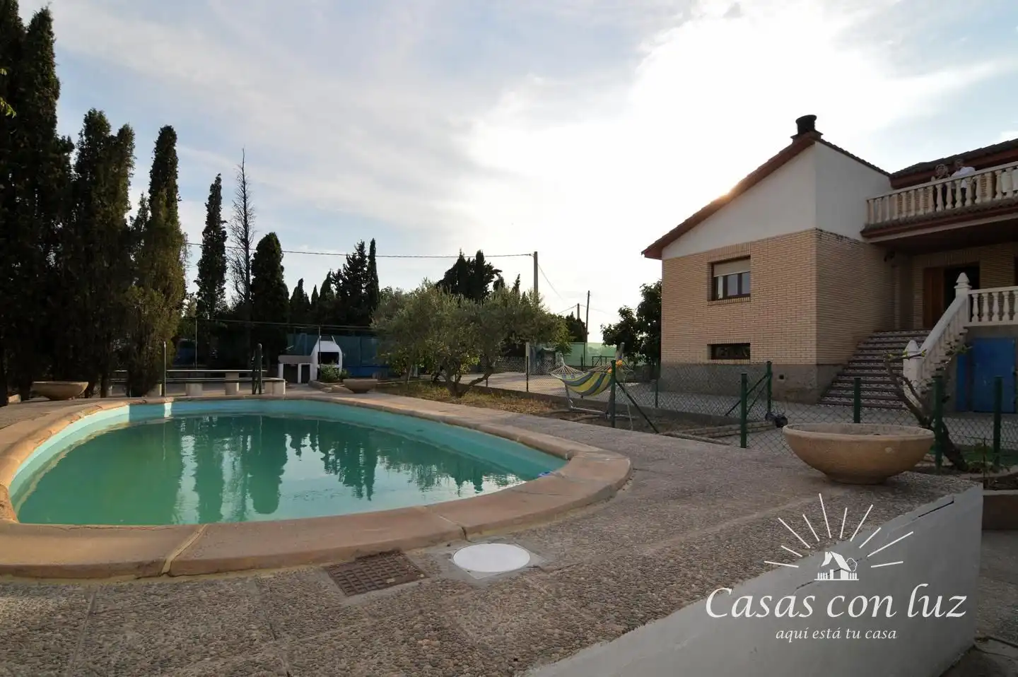 Piscina de Casa o chalet en venta en Zaragoza con Jardín privado, Trastero y Piscina