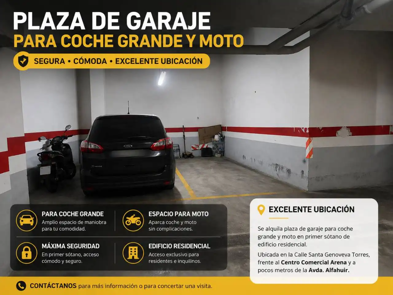 Parking de Garaje de alquiler en Valencia
