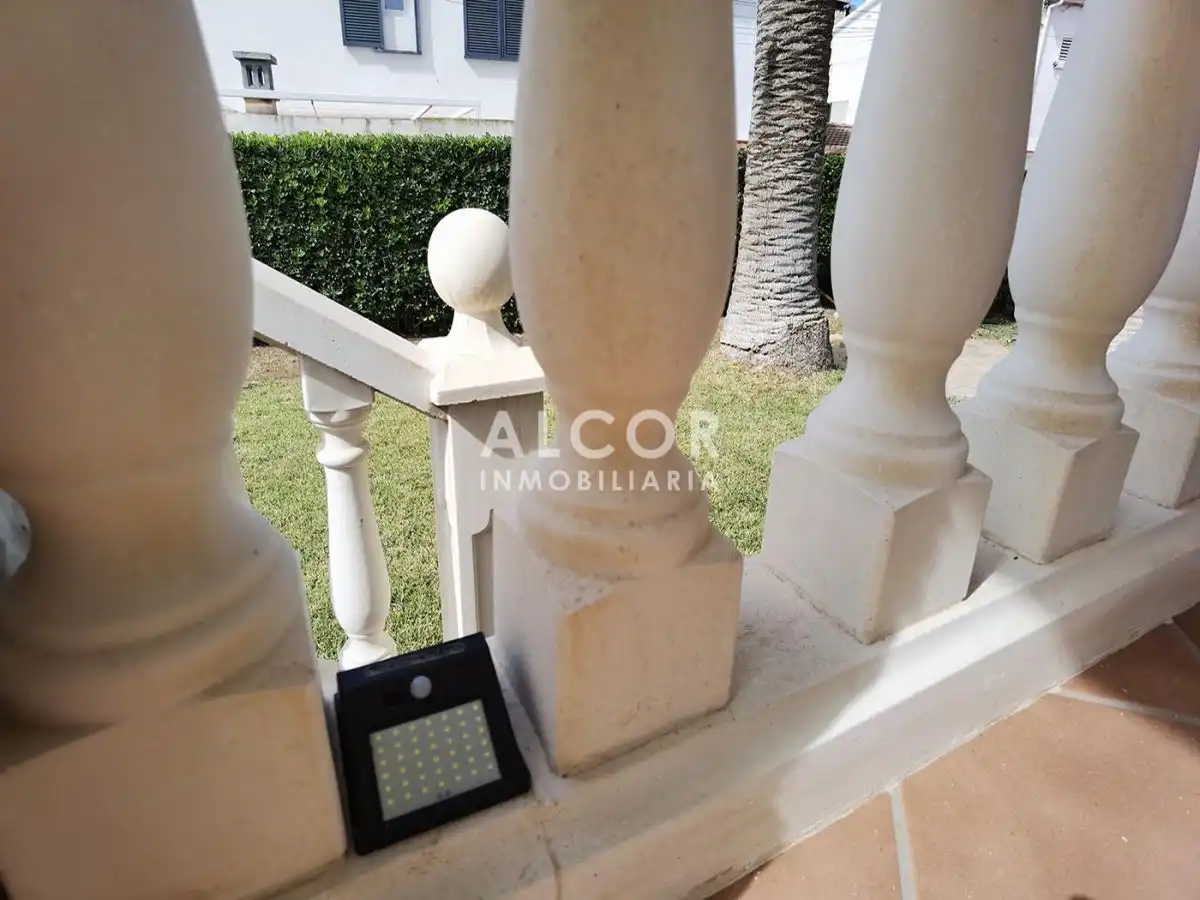 Balcony of Houses for sale in Peñíscola / Peníscola  with Air Conditioner, Heating and Private garden