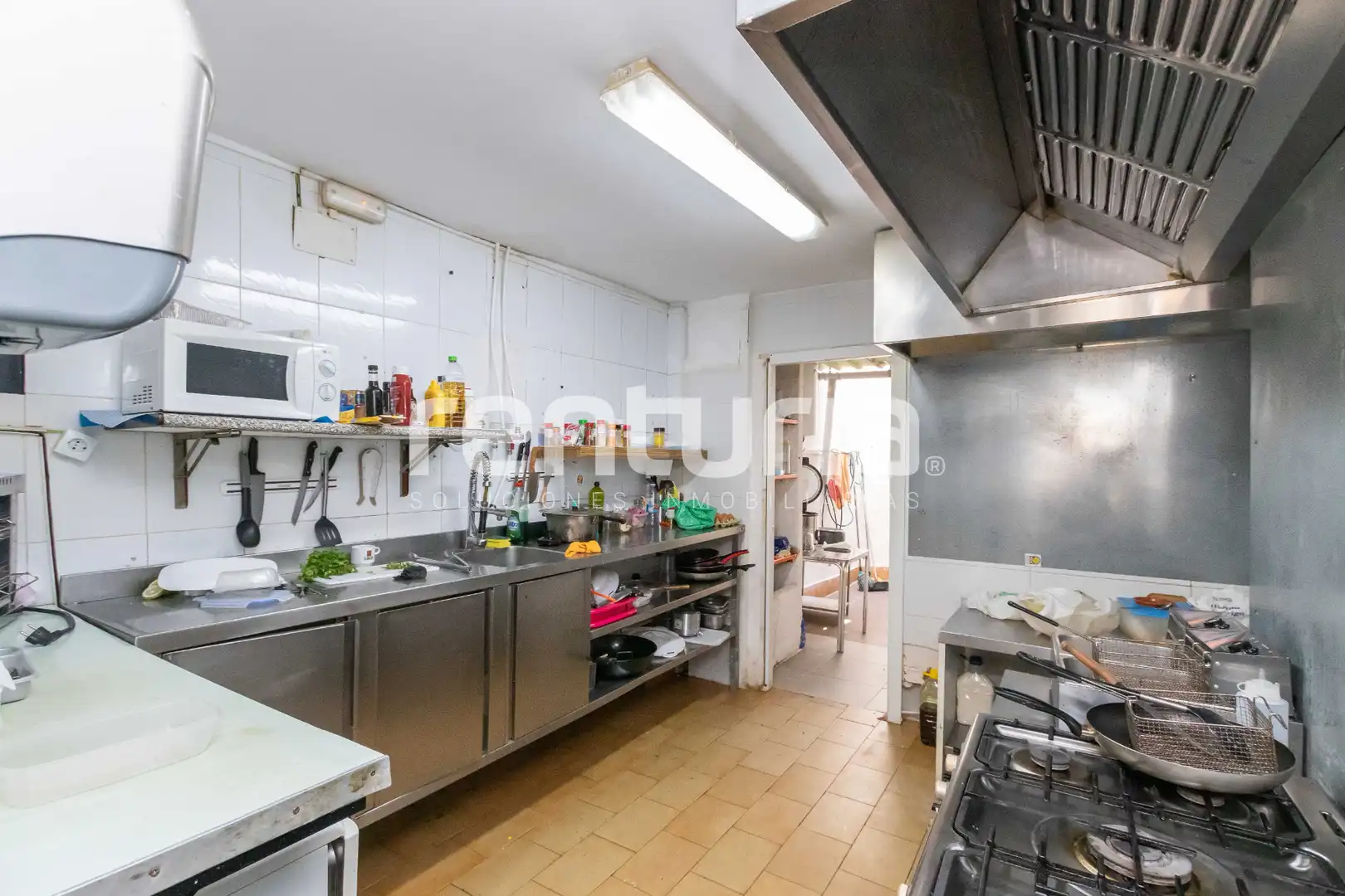 Cocina de Local en venta en Gandia con Aire acondicionado, Terraza y Amueblado