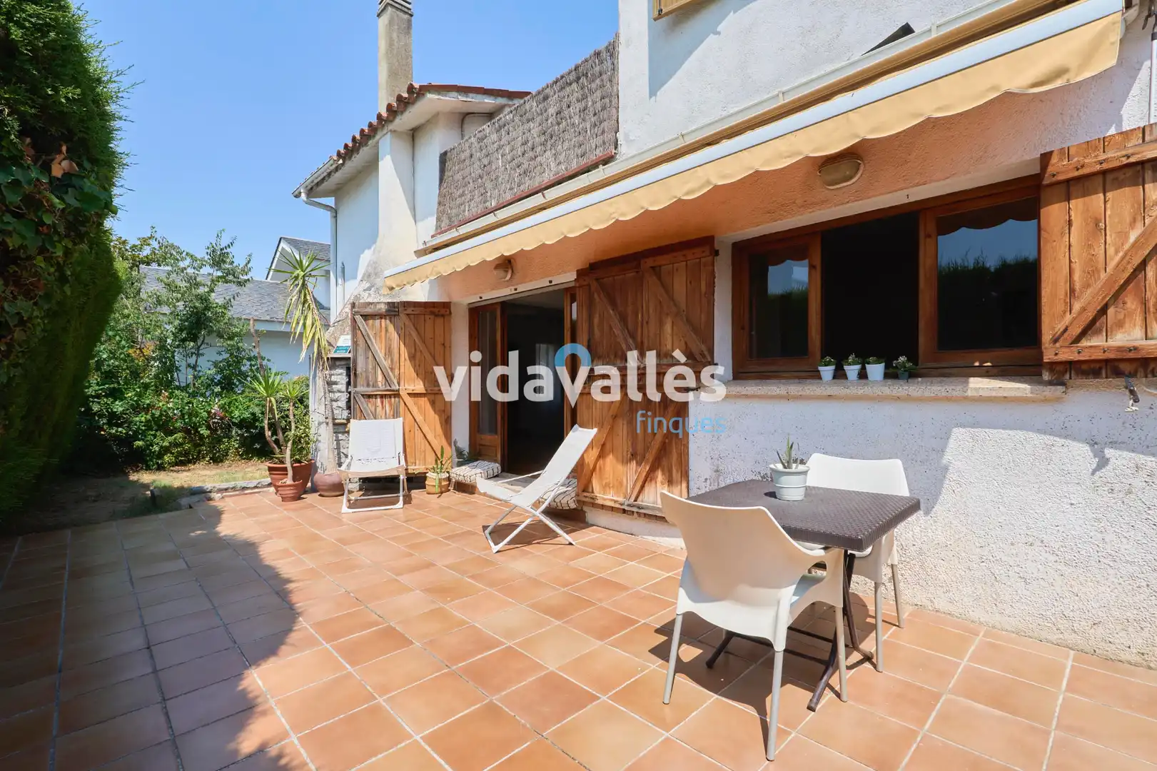 Terrassa de Casa o xalet en venda en Cardedeu amb Calefacció, Jardí privat i Terrassa