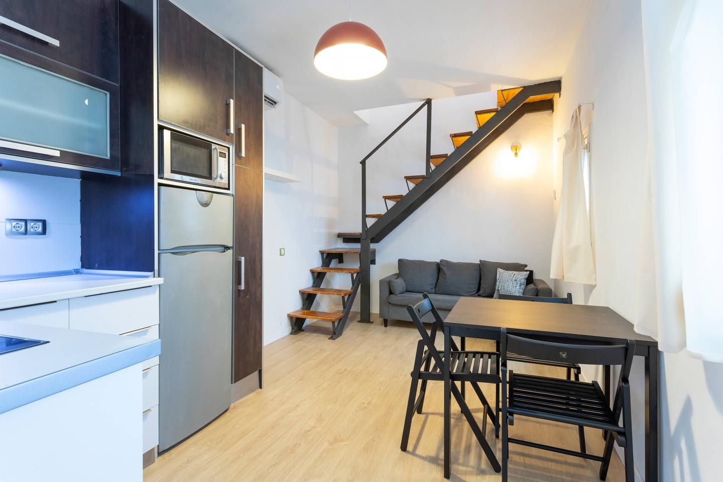 Kitchen of Flat to rent in Esplugues de Llobregat  with Terrace, Furnished and Internet