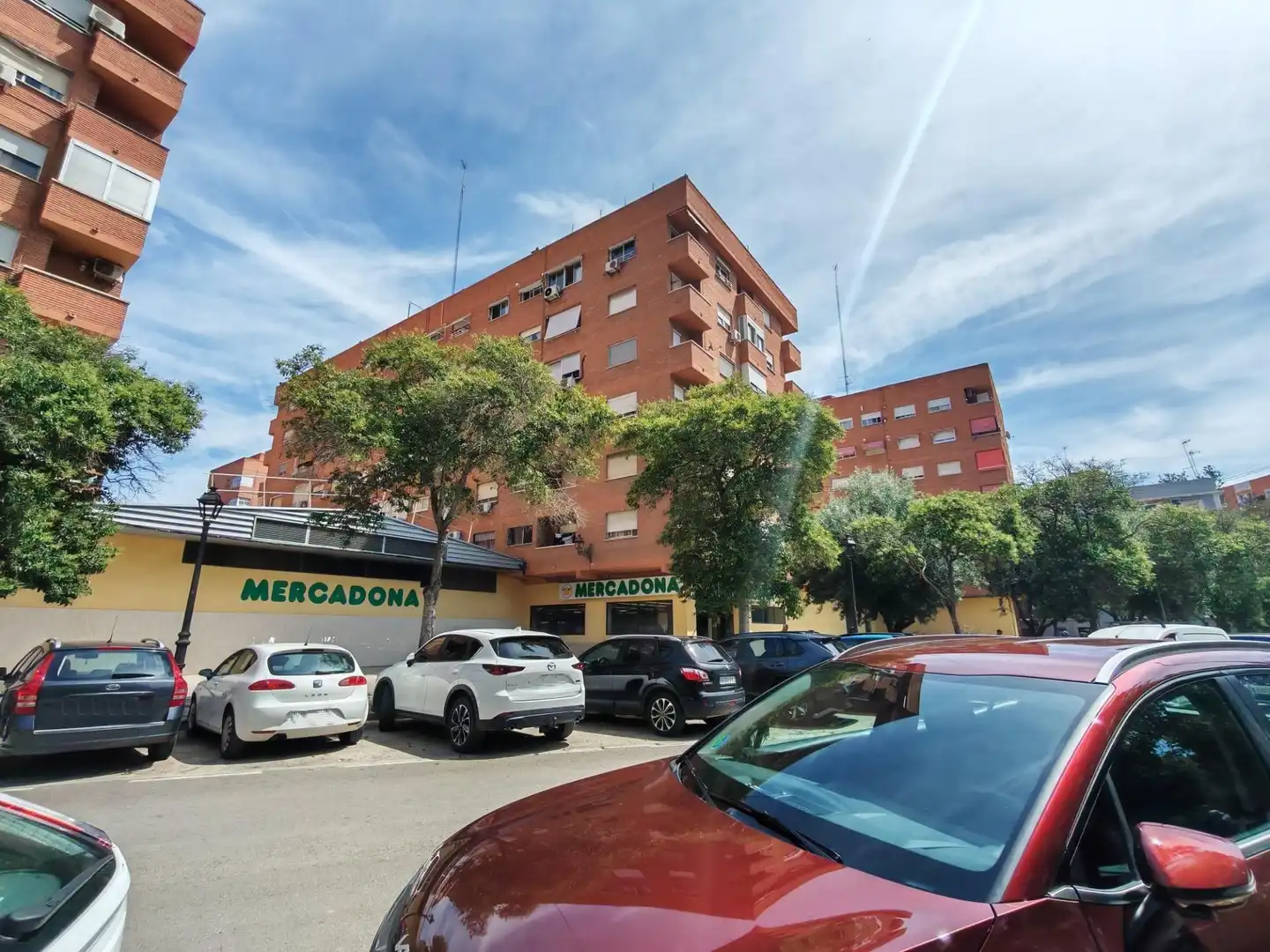 Exterior view of Flat for sale in Xirivella  with Air Conditioner, Terrace and Balcony