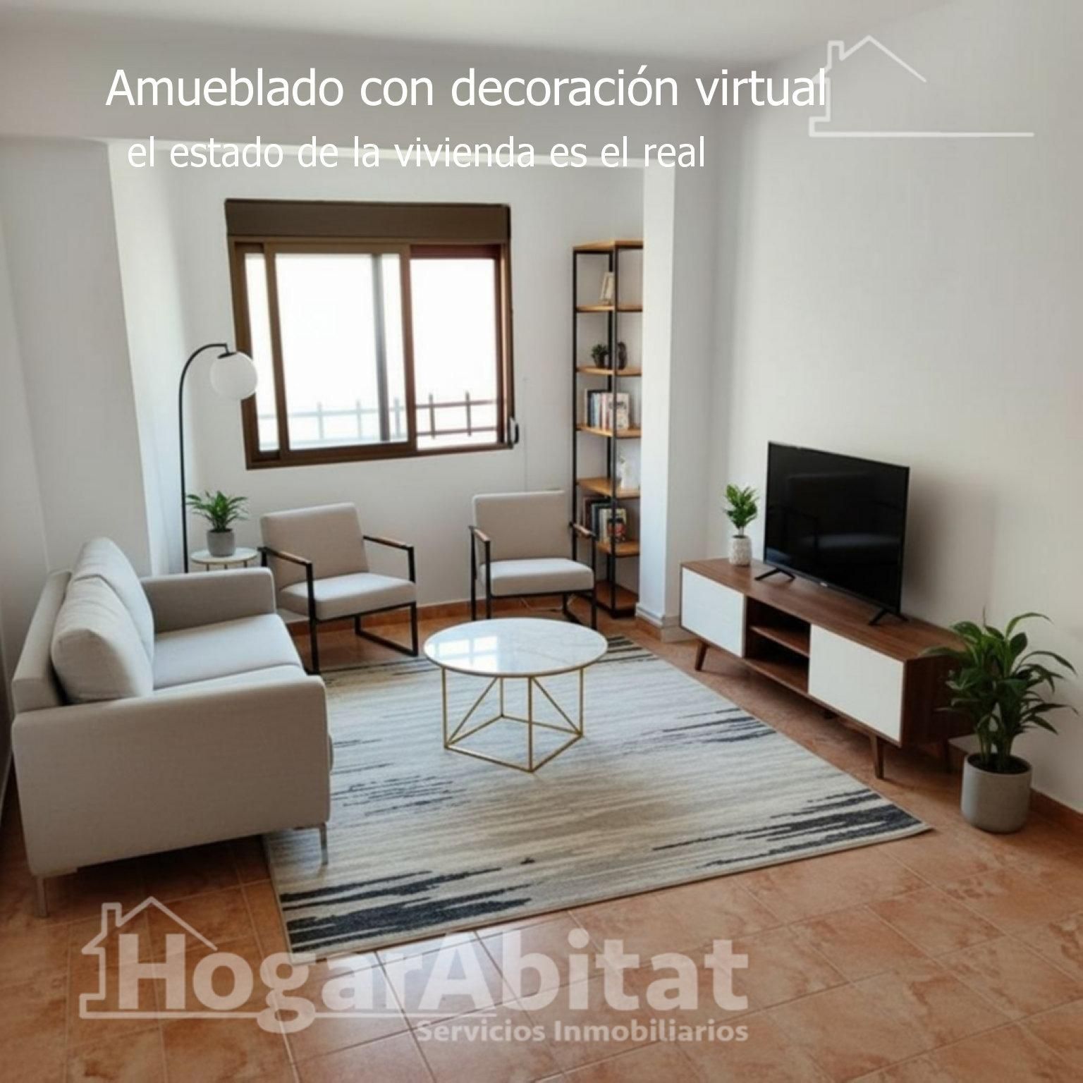 Sala de estar de Piso en venta en Manises