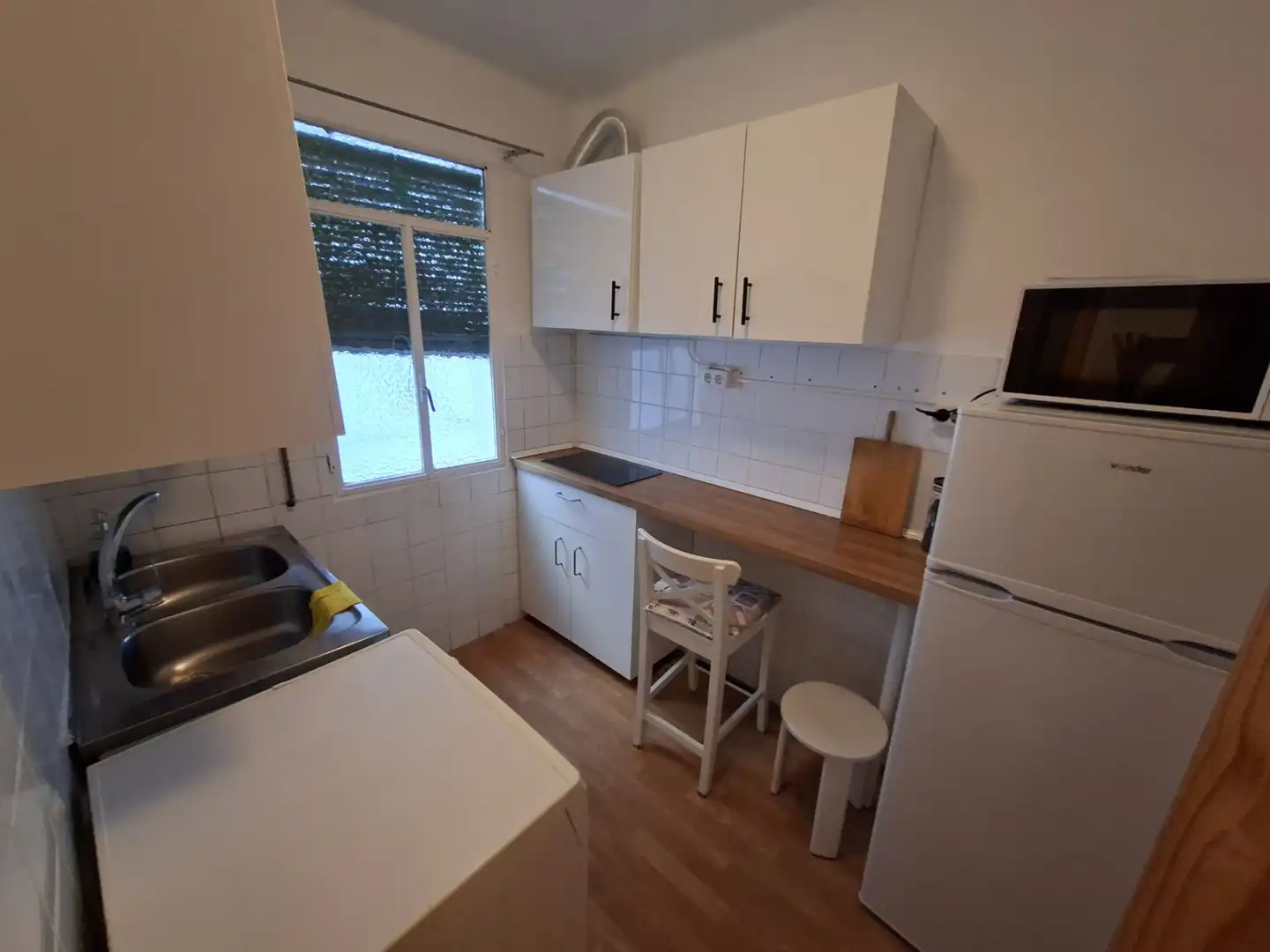 Kitchen of Flat for share in Plasencia  with Furnished