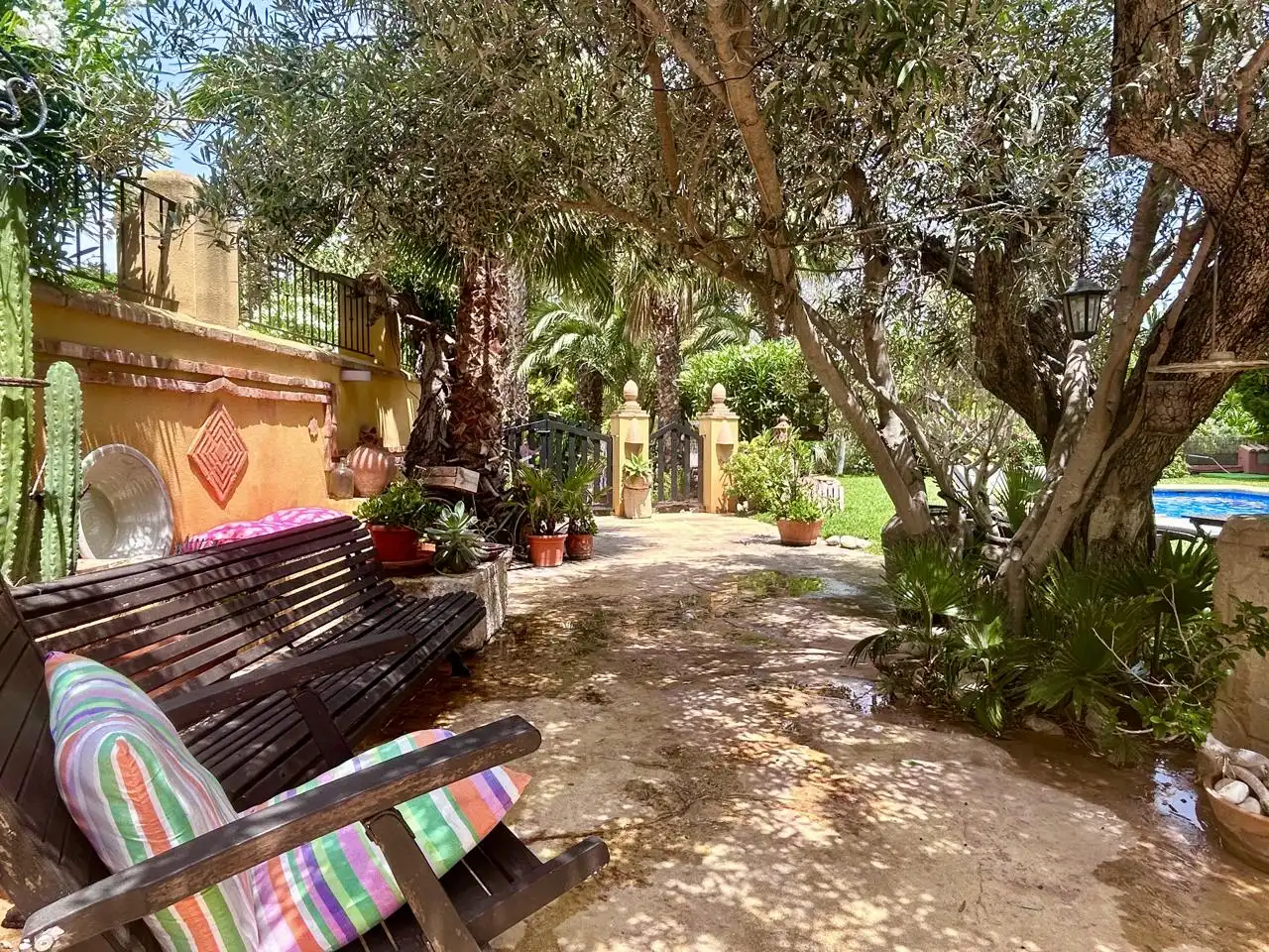 Garden of Houses for sale in Alicante / Alacant  with Air Conditioner, Private garden and Terrace