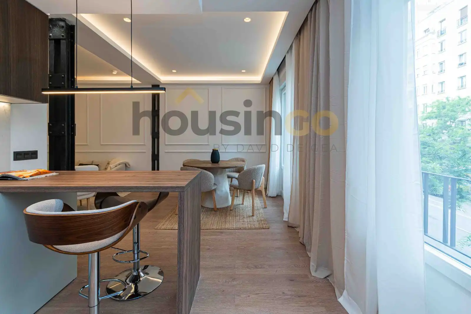 Sala d'estar de Pis en venda en Madrid amb Aire condicionat, Calefacció i Parquet