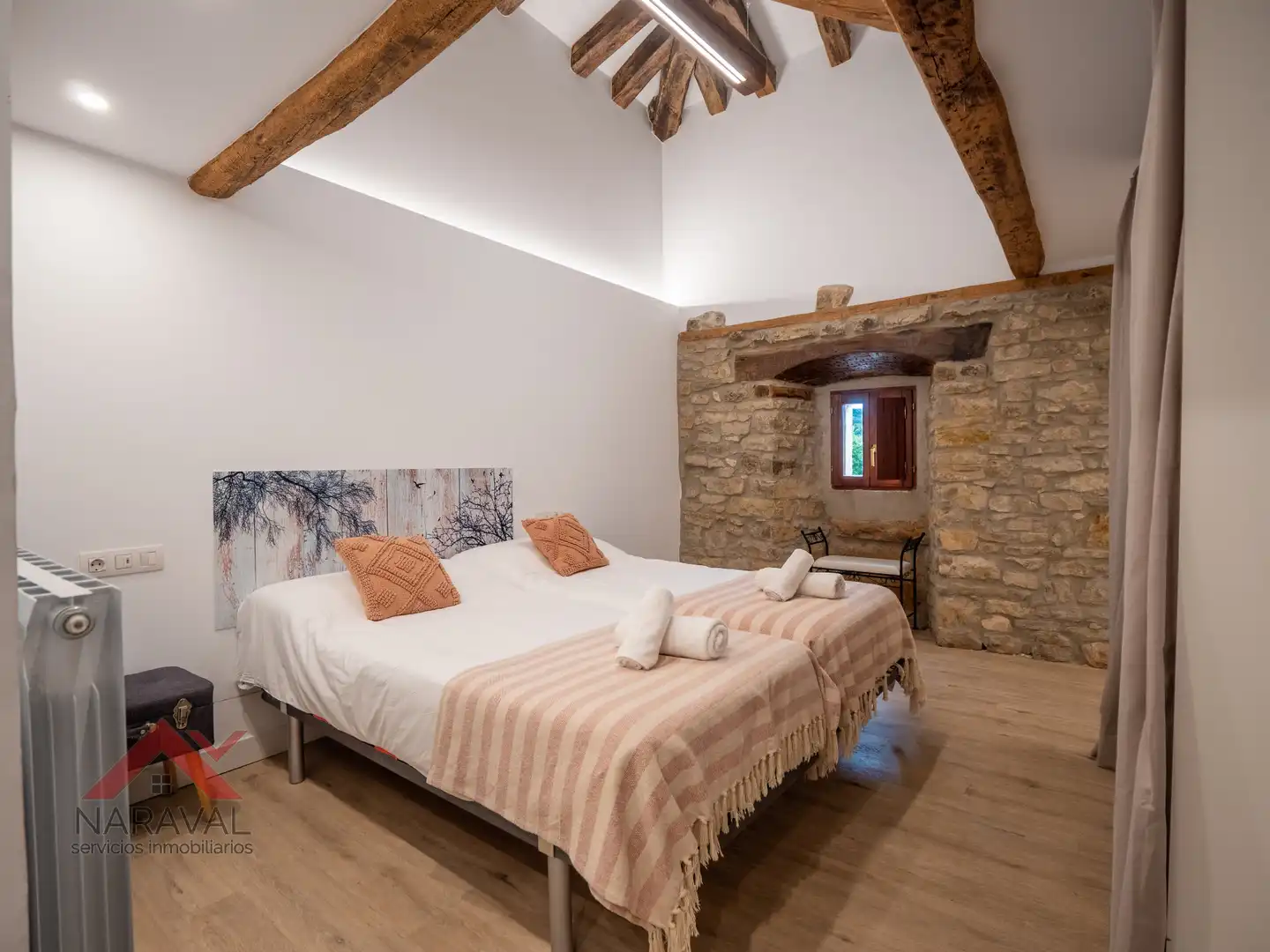 Dormitori de Casa o xalet en venda en Valdegovia / Gaubea amb Calefacció, Jardí privat i Terrassa