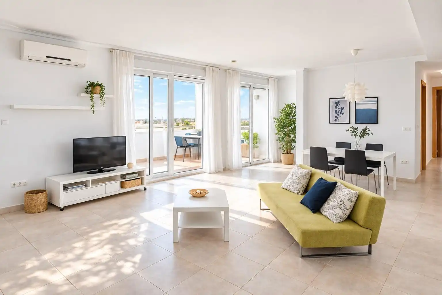 Living room of Apartments for sale in Torre-Pacheco  with Air Conditioner, Heating and Private garden