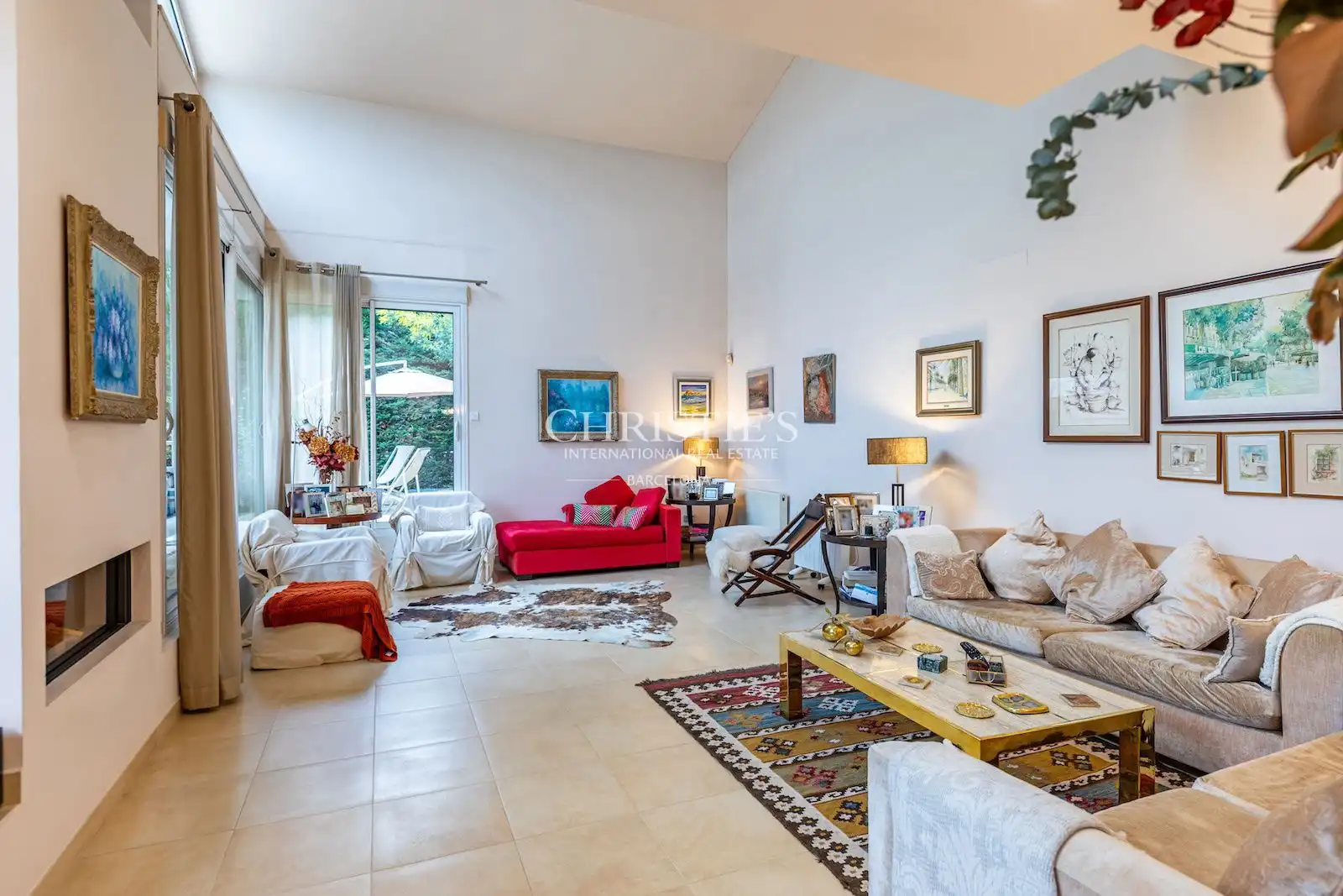 Sala de estar de Casa o chalet en venta en Vallromanes con Calefacción, Jardín privado y Terraza
