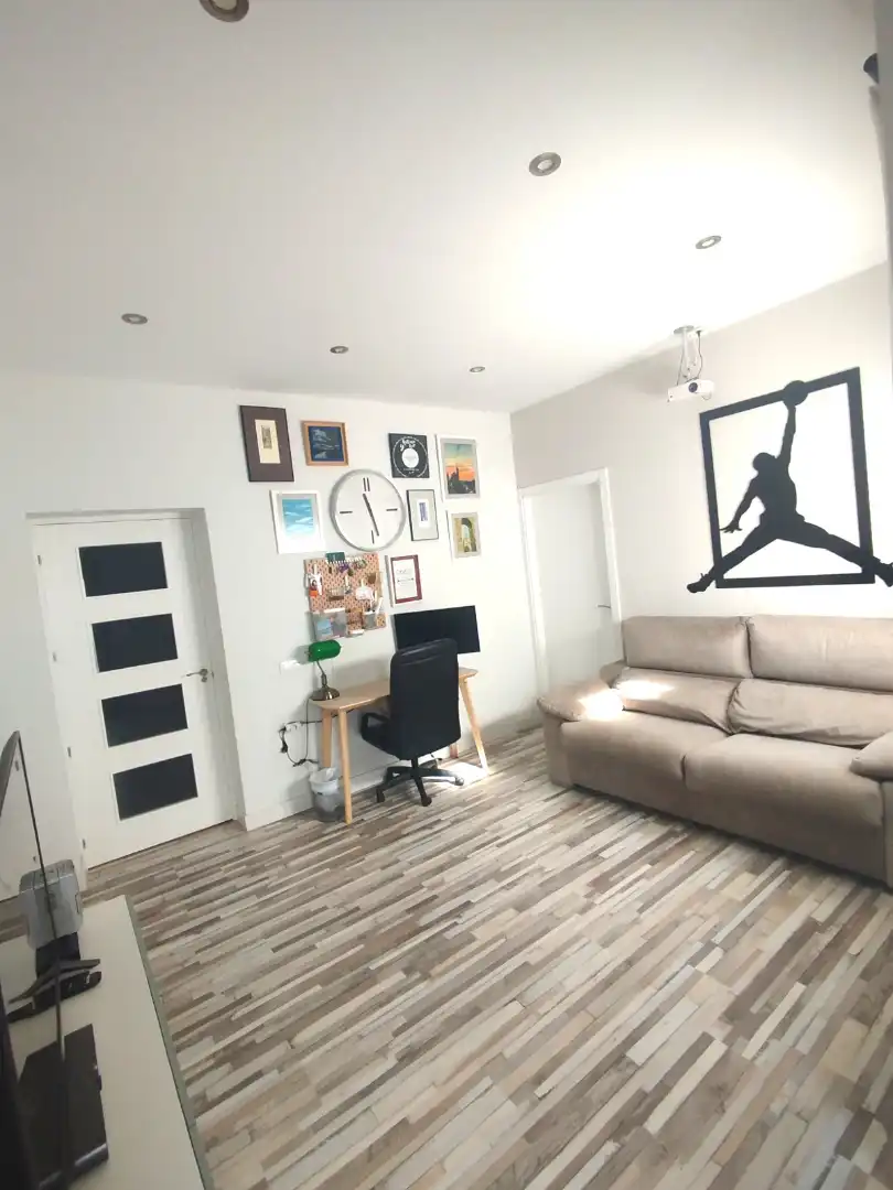 Sala d'estar de Casa adosada en venda en Mérida amb Aire condicionat, Calefacció i Parquet