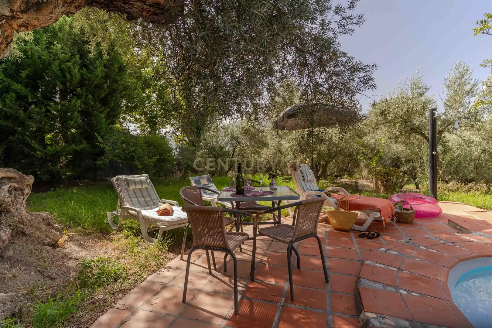 Garden of Houses for sale in Órgiva  with Private garden and Swimming Pool