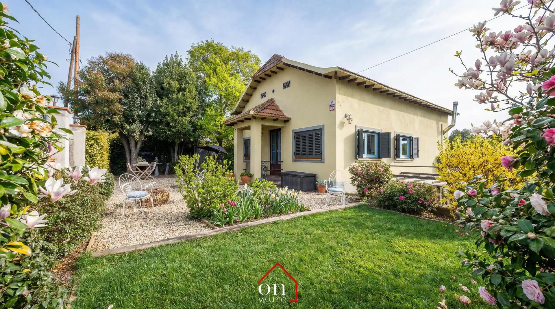 Garden of Houses for sale in Sant Cugat del Vallès  with Air Conditioner, Heating and Private garden