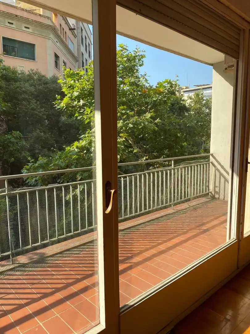 Terraza de Apartamento de alquiler en Barcelona con Aire acondicionado, Parquet y Balcón