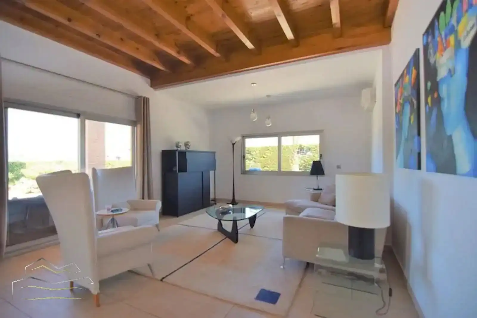 Sala d'estar de Casa o xalet en venda en Jávea / Xàbia amb Aire condicionat, Calefacció i Jardí privat