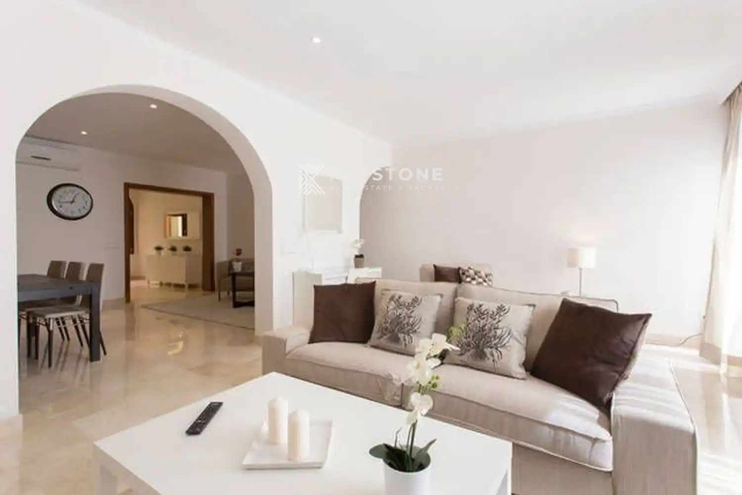 Living room of Flat for rent in Manacor  with Air Conditioner and Furnished