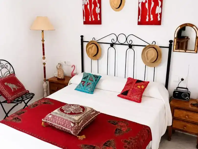 Schlafzimmer von Dachboden zur Miete in Algeciras mit Schwimmbad, Möbliert und Balkon
