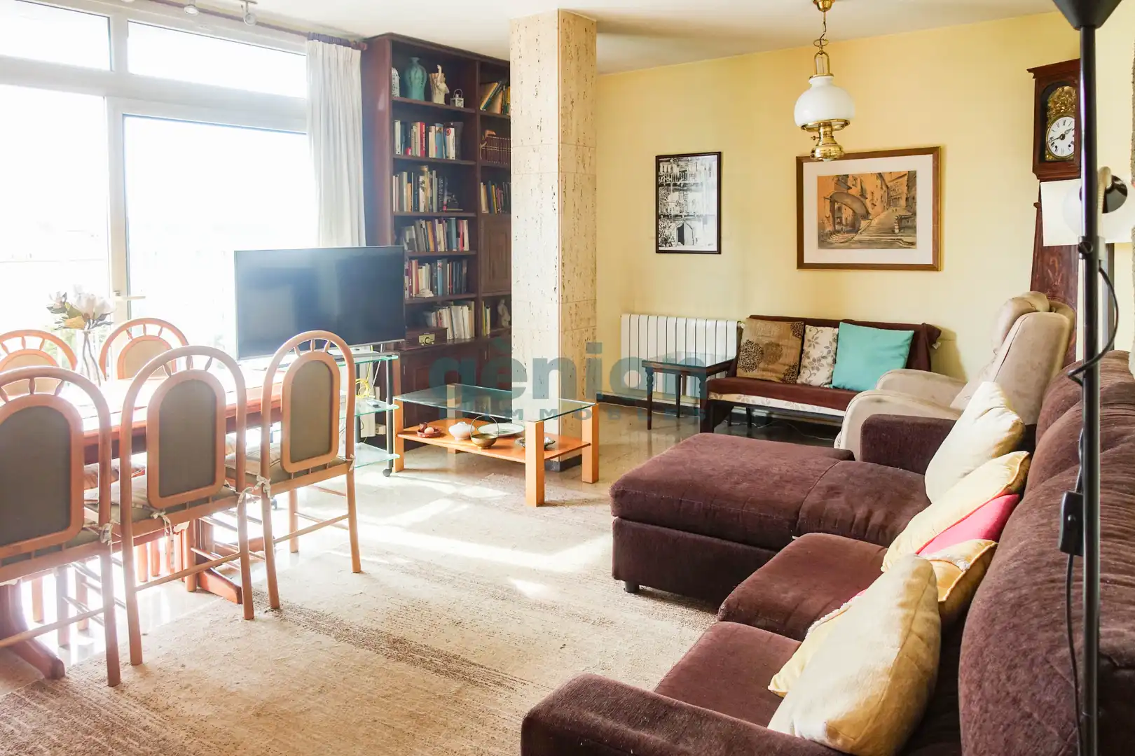 Sala de estar de Piso en venta en Girona con Aire acondicionado, Calefacción y Terraza