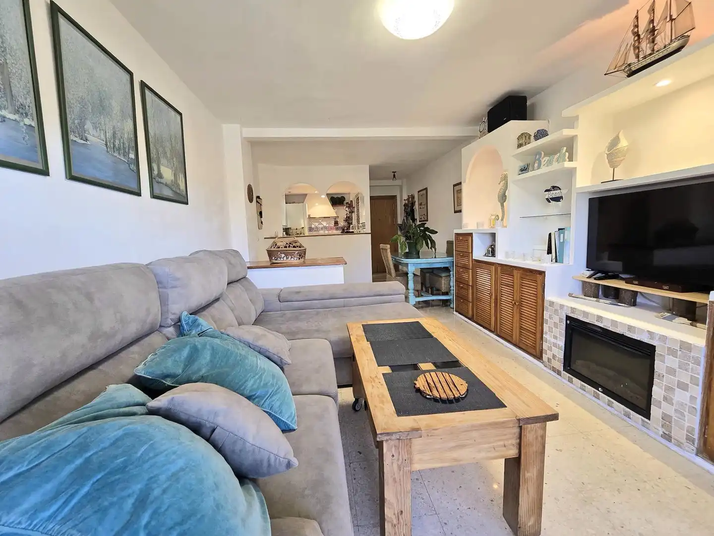 Living room of Flat for sale in Torremolinos  with Air Conditioner, Heating and Private garden