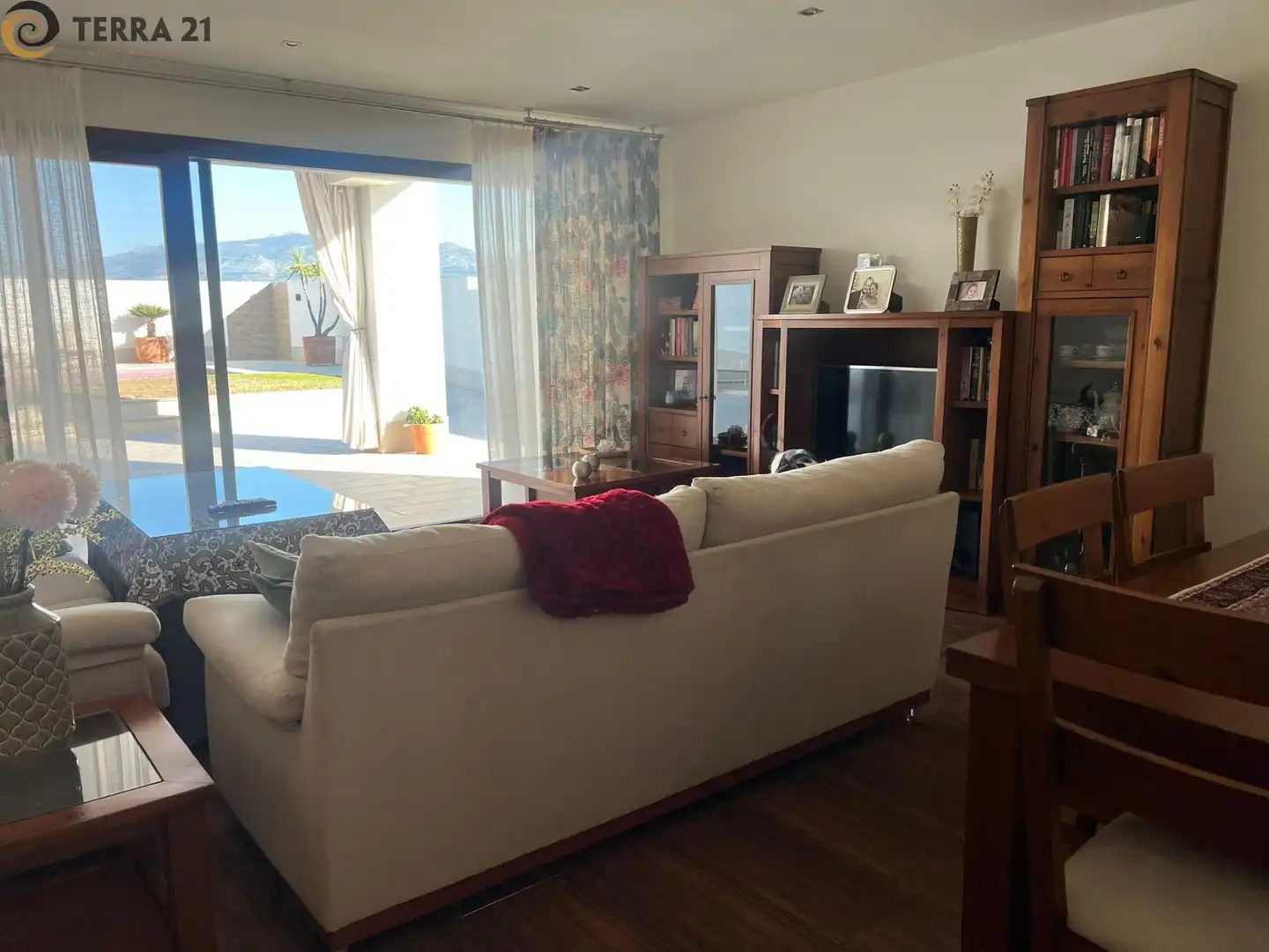 Living room of Houses for sale in Jaén  with Air Conditioner, Private garden and Swimming Pool