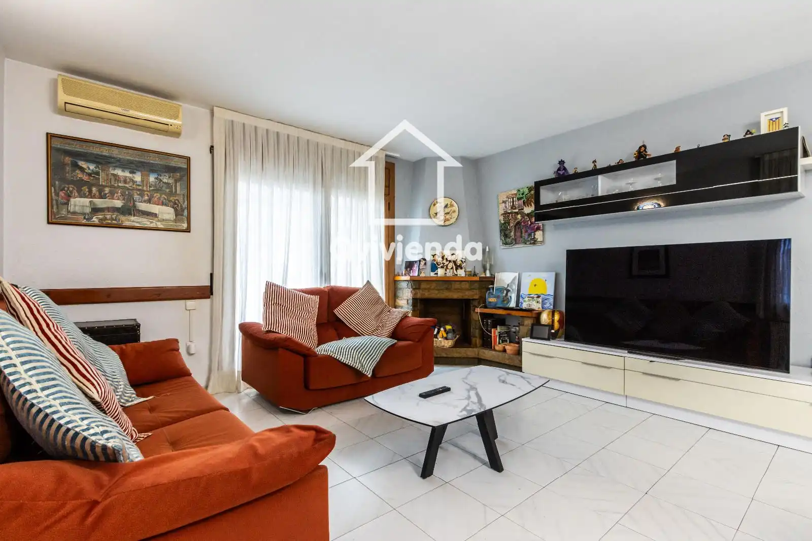 Living room of Detached homes for sale in Parets del Vallès  with Air Conditioner, Heating and Private garden