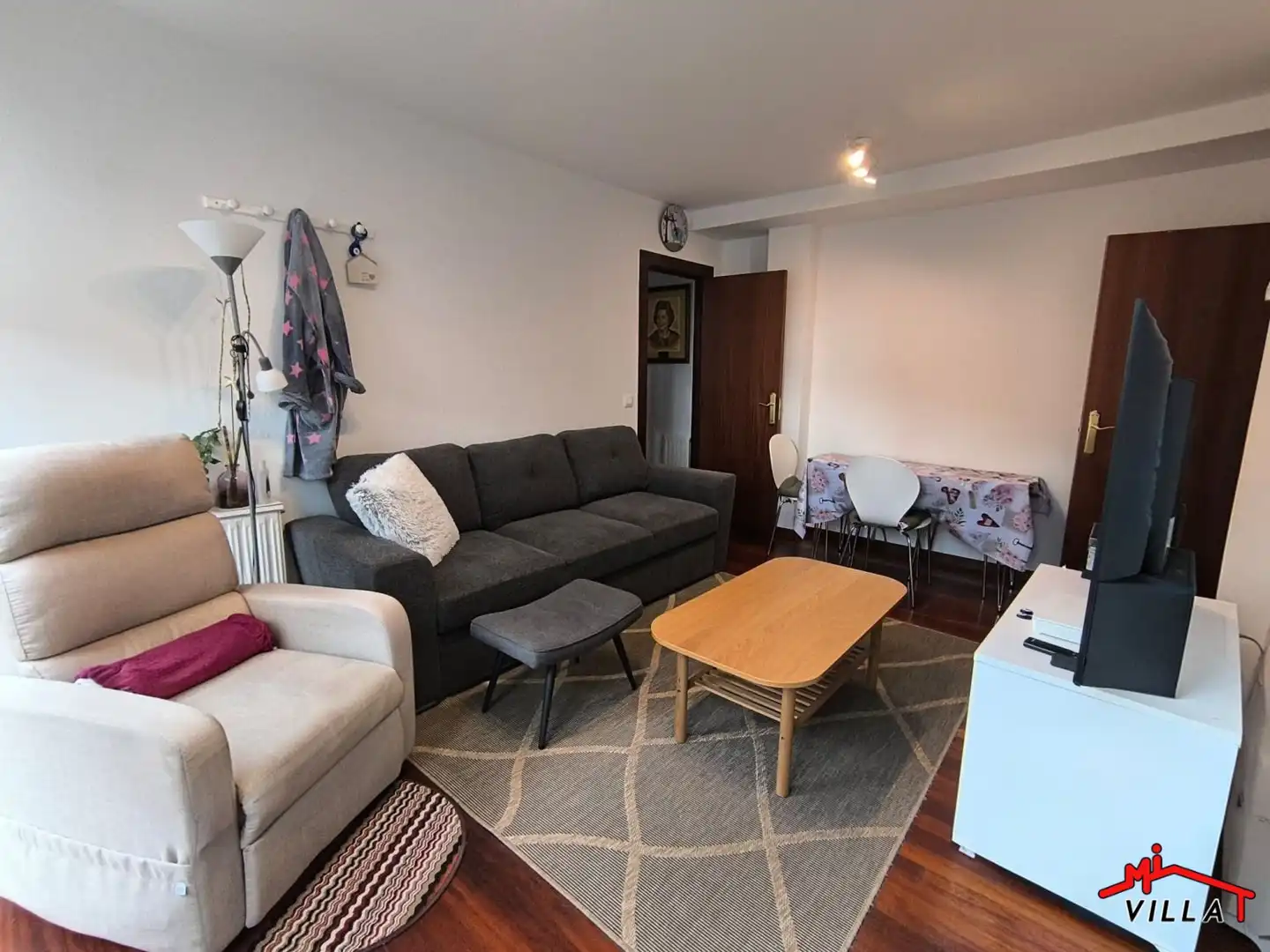 Living room of Ground floor for sale in Bárcena de Cicero  with Heating, Storage room and Furnished