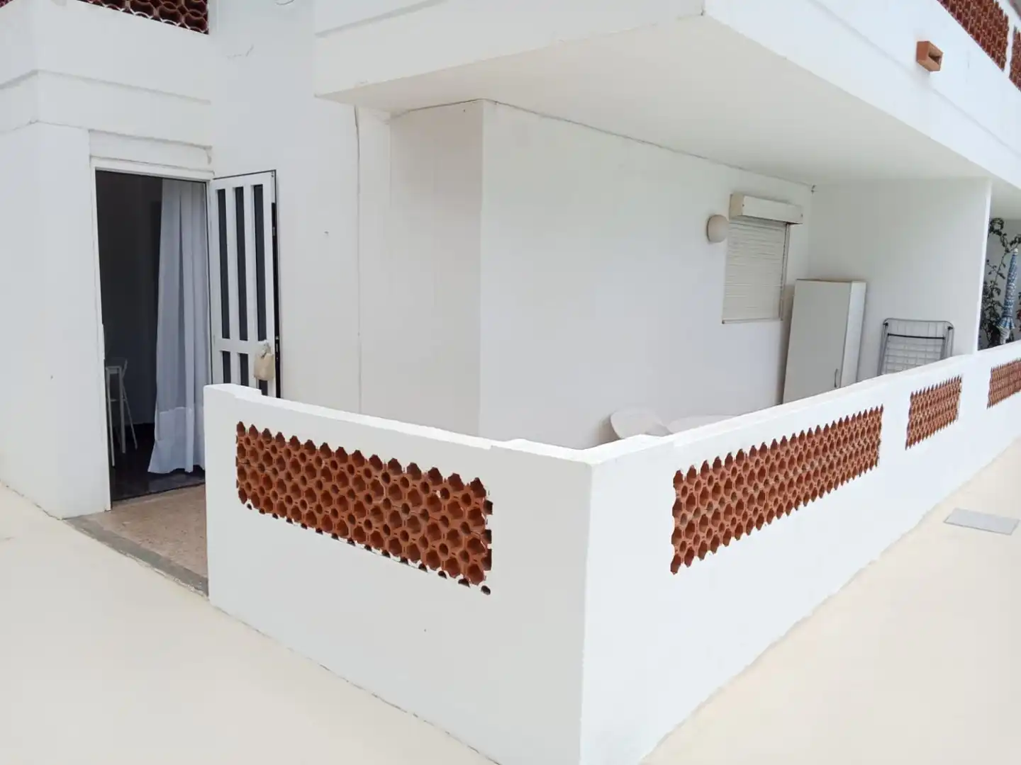 Terraza de Apartamento de alquiler en San Bartolomé de Tirajana con Terraza, Amueblado y Piscina comunitaria