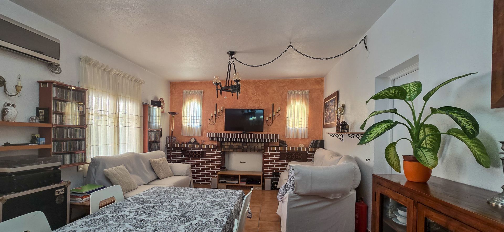 Living room of House or chalet for sale in Busot  with Private garden, Storage room and Swimming Pool