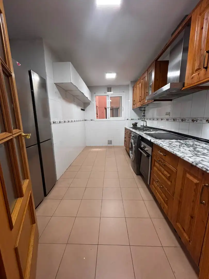 Kitchen of Flat for rent in Málaga  with Air Conditioner, Furnished and Pets allowed
