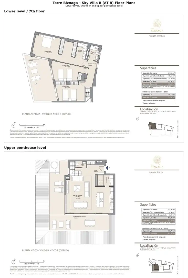 Ático con ascensor en venta en Las Gaviotas  - Carvajal, imagen 2