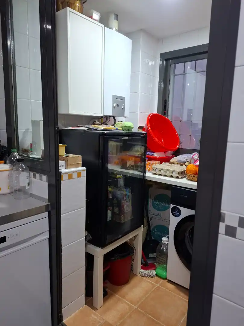 Cocina de Piso en venta en Mairena del Aljarafe con Aire acondicionado, Calefacción y Jardín privado
