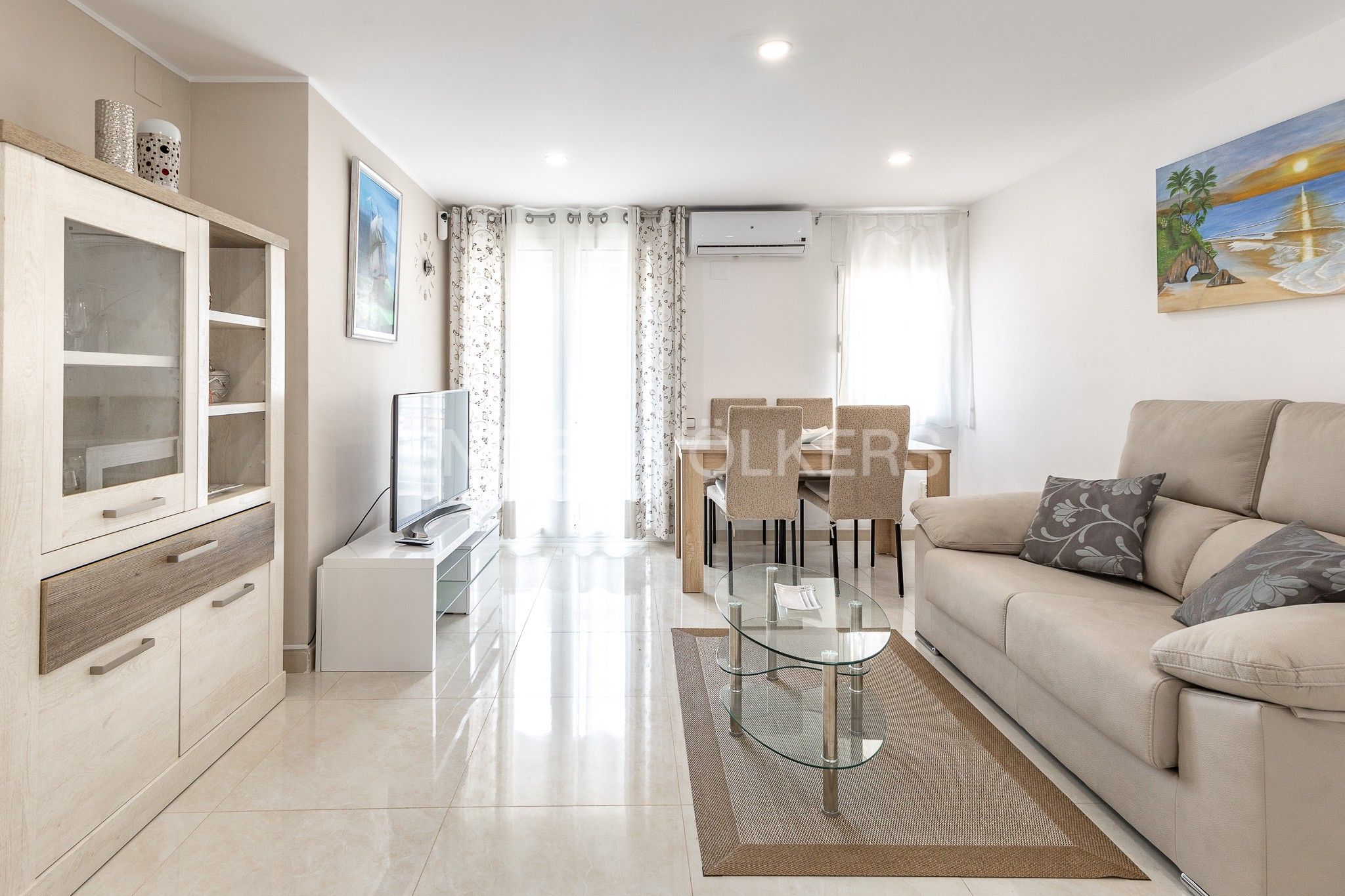 Living room of Apartment for sale in Castelldefels  with Air Conditioner, Heating and Storage room