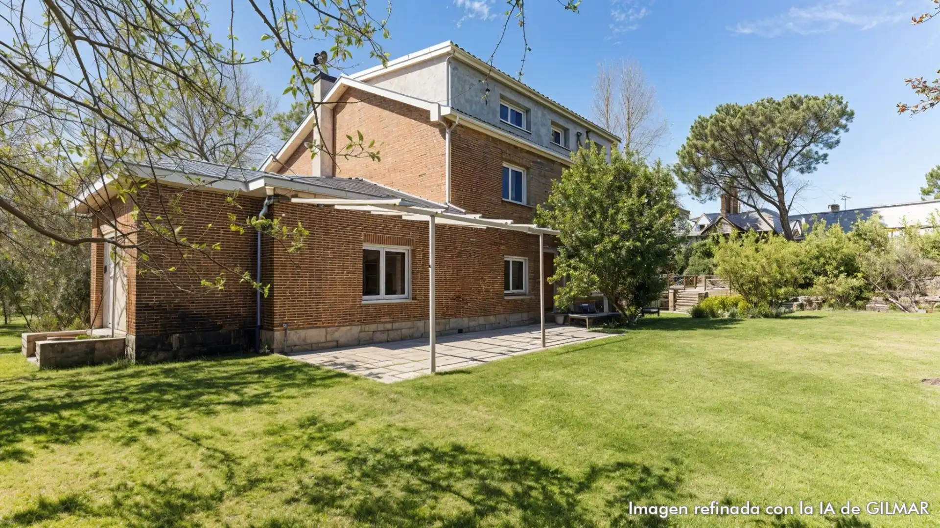 Exterior view of Houses for sale in Villanueva de la Cañada  with Air Conditioner, Heating and Private garden