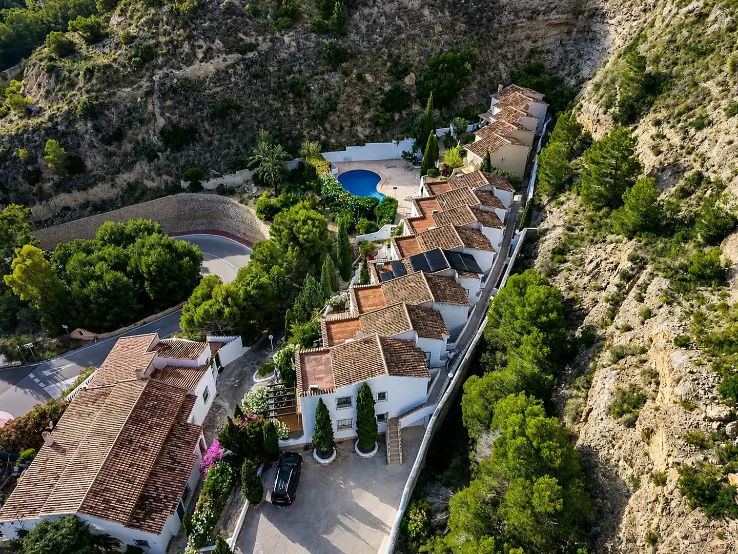 Vista exterior de Apartament en venda en Benitachell / El Poble Nou de Benitatxell amb Aire condicionat, Terrassa i Piscina
