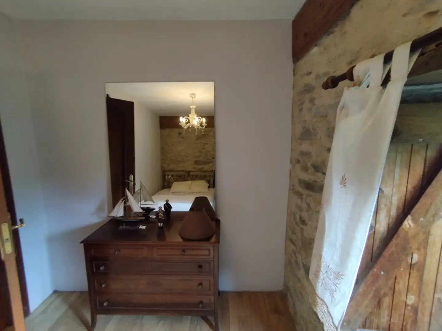 Schlafzimmer von Country house zum Verkauf in San Sadurniño mit Privatgarten, Terrasse und Möbliert