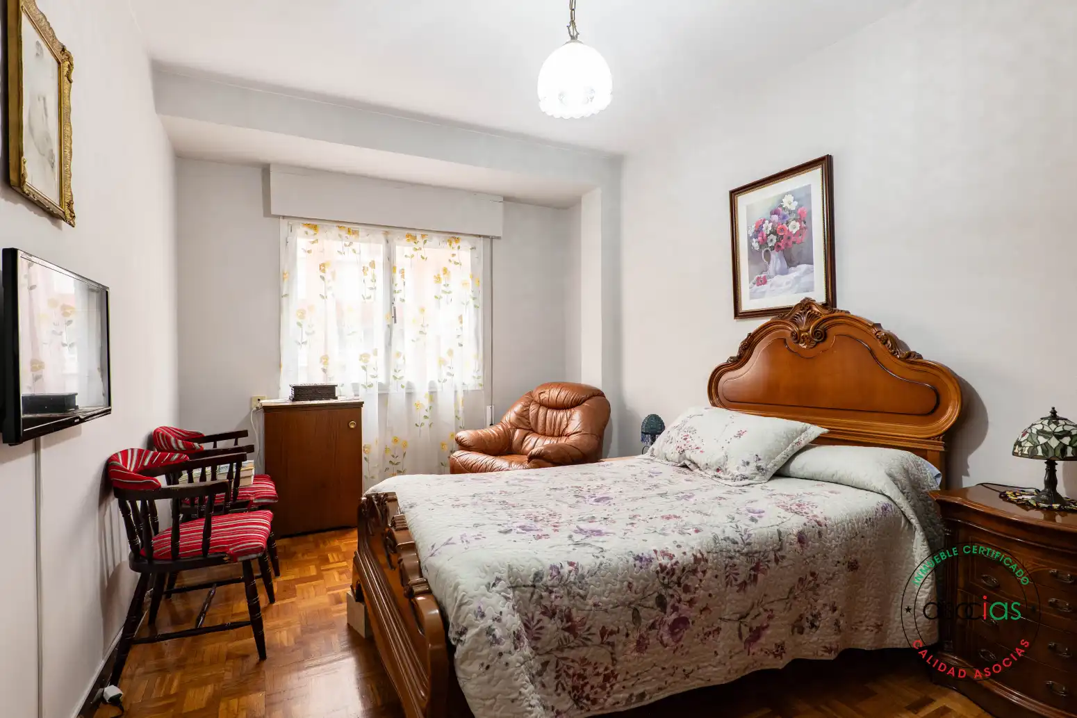 Bedroom of Flat for sale in Gijón   with Heating and Terrace