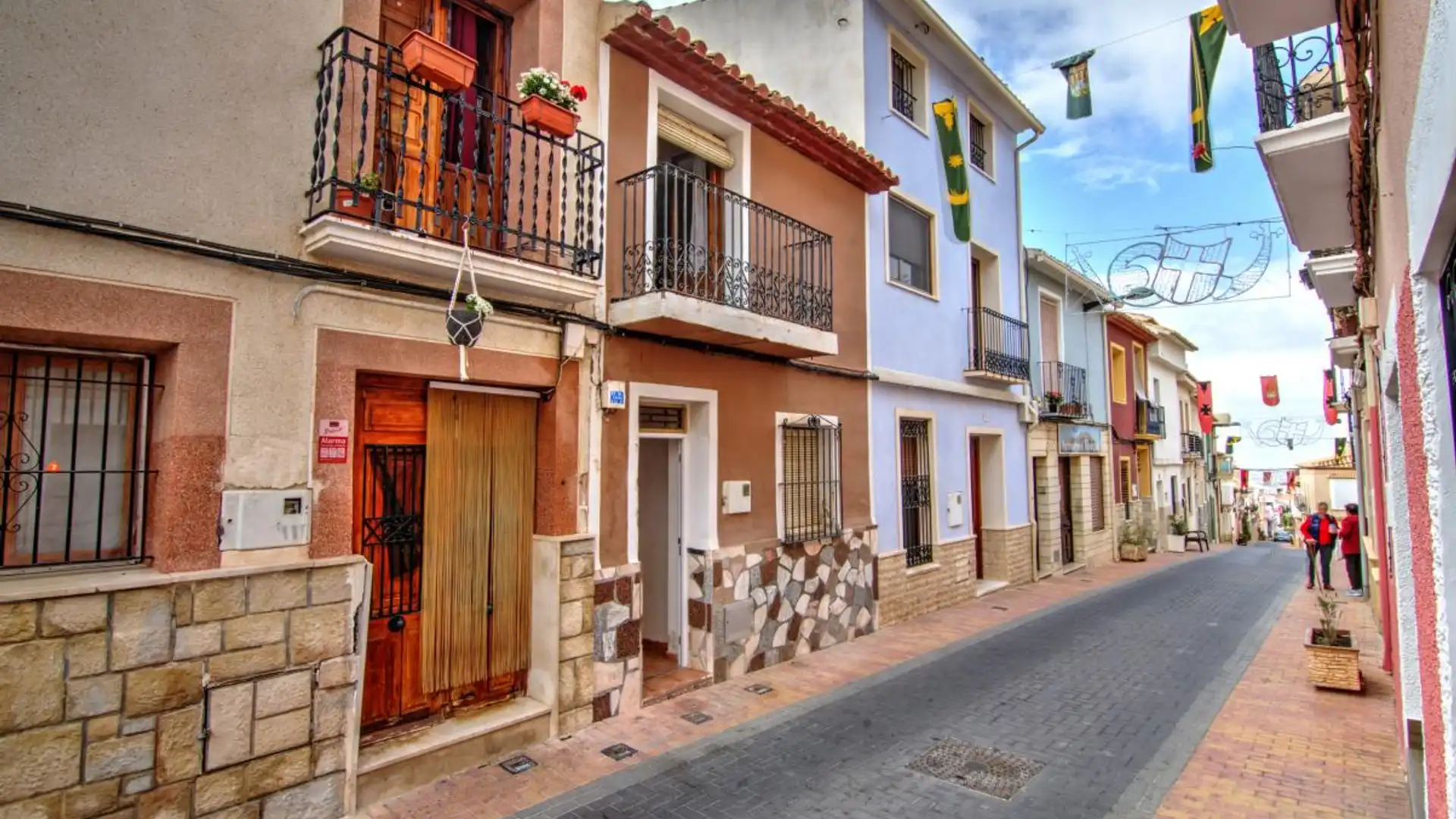 Exterior view of Single-family semi-detached for sale in Busot  with Heating, Terrace and Balcony